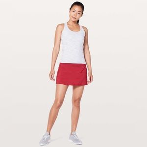 Lululemon Pace Rival Skirt - Size 10 Regular - Red